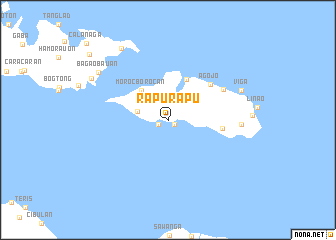 map of Rapu-Rapu