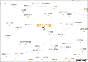 map of Rāpurio