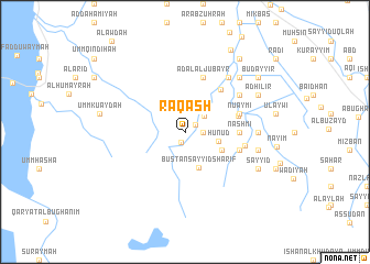 map of Raqāsh