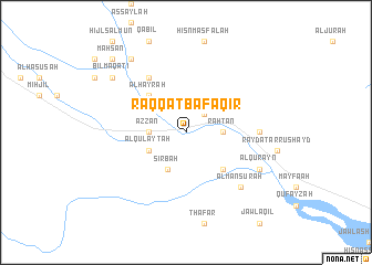 map of Raqqat Bā Faqīr