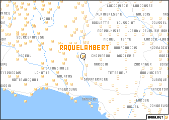 map of Raque Lambert