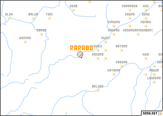 map of Rarabo