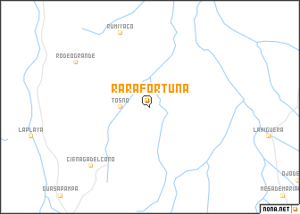 map of Rara Fortuna