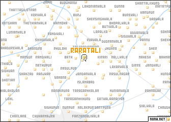 map of Rāra Tāli