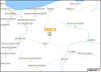 map of Rarch