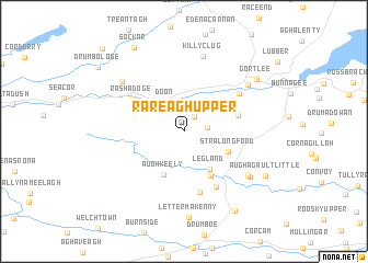 map of Rareagh Upper