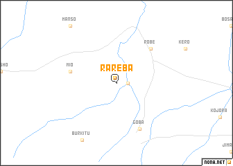 map of Rarēba