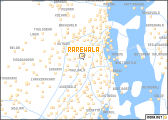 map of Rārewāla