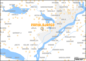 map of Rariāla Jango