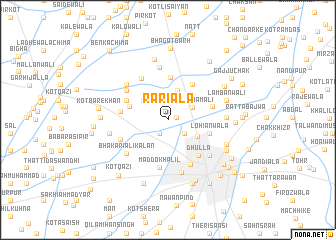 map of Rariāla