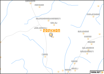 map of Rar Khān