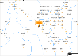 map of Raro