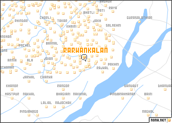 map of Rarwān Kalān