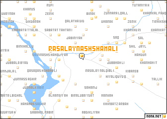 map of Raʼs al ‘Ayn ash Shamālī