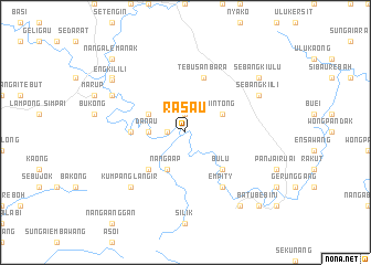 map of Rasau