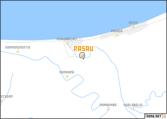 map of Rasau