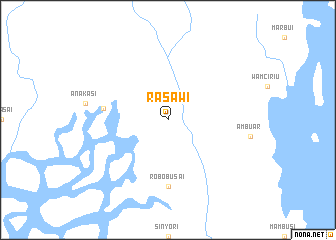 map of Rasawi