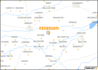 map of Rasbadani