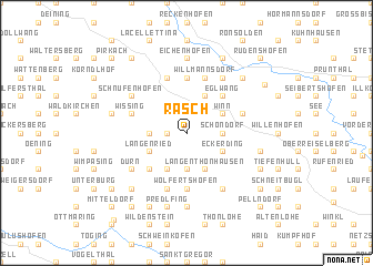 map of Rasch