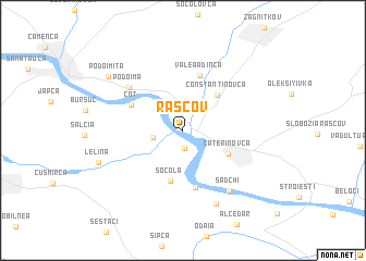 map of Raşcov