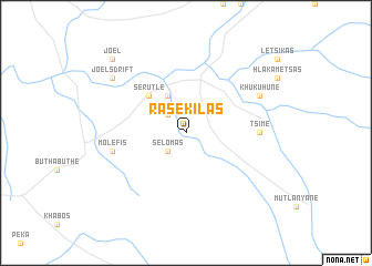 map of Rasekilas