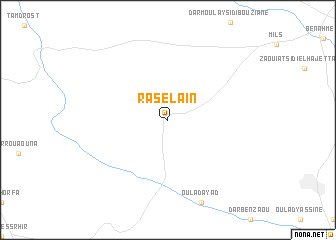 map of Ras el Aïn