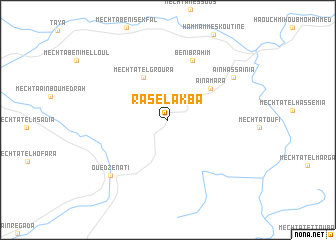 map of Râs el Akba