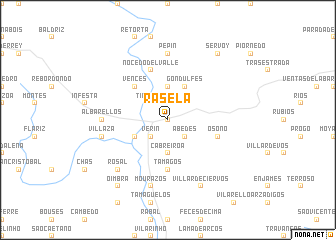 map of Rasela