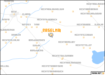 map of Râs el Ma