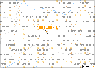 map of Ras el Mekil