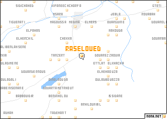 map of Ras el Oued