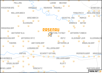 map of Rasenau