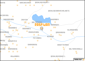 map of Rāsfījān