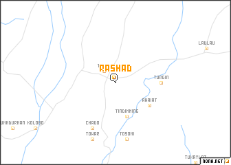 map of Rashād