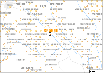 map of Rāshak