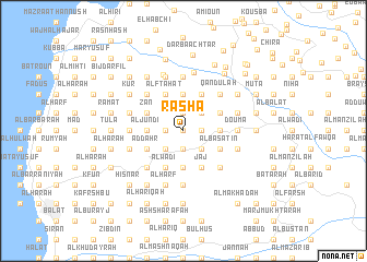 map of Rāshā