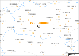 map of Rashchinino