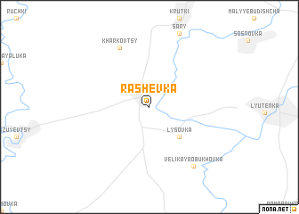 map of Rashevka
