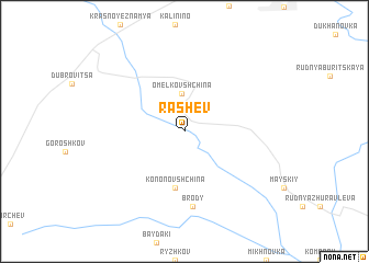 map of Rashev