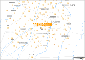 map of Rashīdgarh