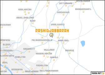 map of Rashīd Jabbārah