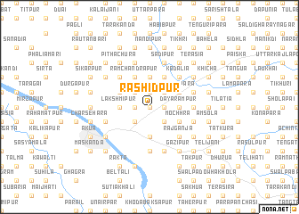 map of Rashidpur