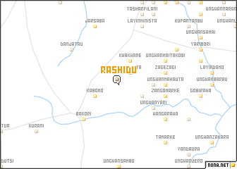 map of Rashidu