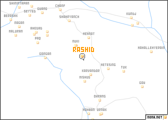 map of Rashīd
