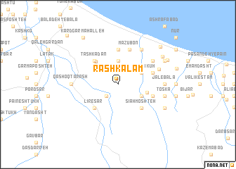 map of Rāsh Kalām