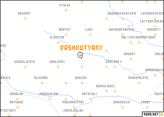 map of Rashkutyany