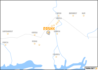 map of Rashk