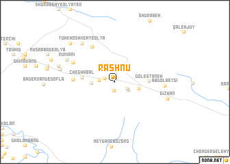 map of Rashnū