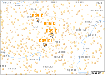 map of Rašići