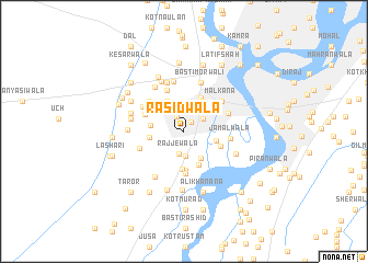 map of Rasidwāla